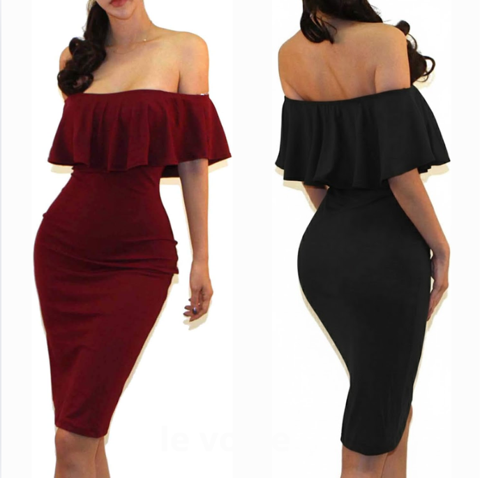 ROBE MOULANTE COURTE